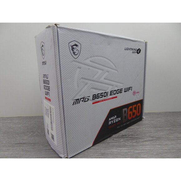 MSI MPG B650I EDGE WIFI Motherboard AM5 Mini-ITX DDR5 WiFi 6E 2.5G LAN B650 - Picture 1 of 5